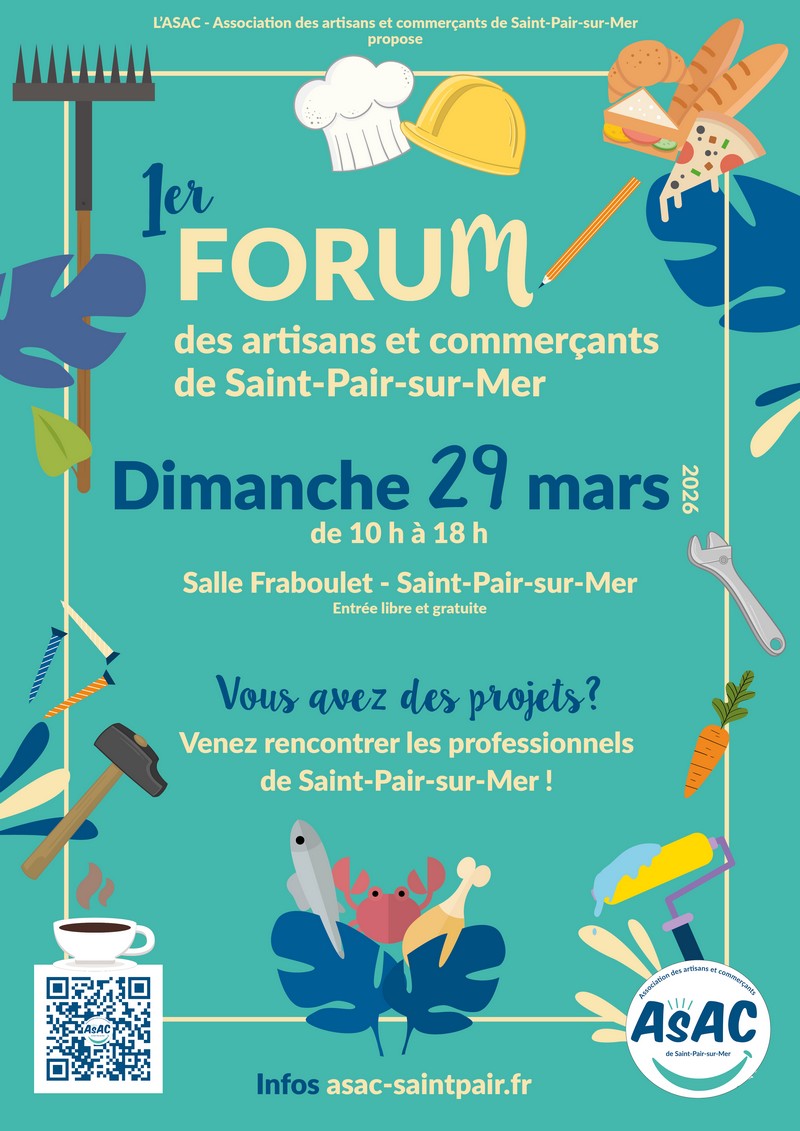 1er Forum des artisans et commerçants de Saint-Pair-sur-Mer